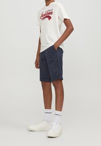 Jack & Jones Junior JPSTBOWIE JJSHORTS SOLID - Šortky - navy blazer