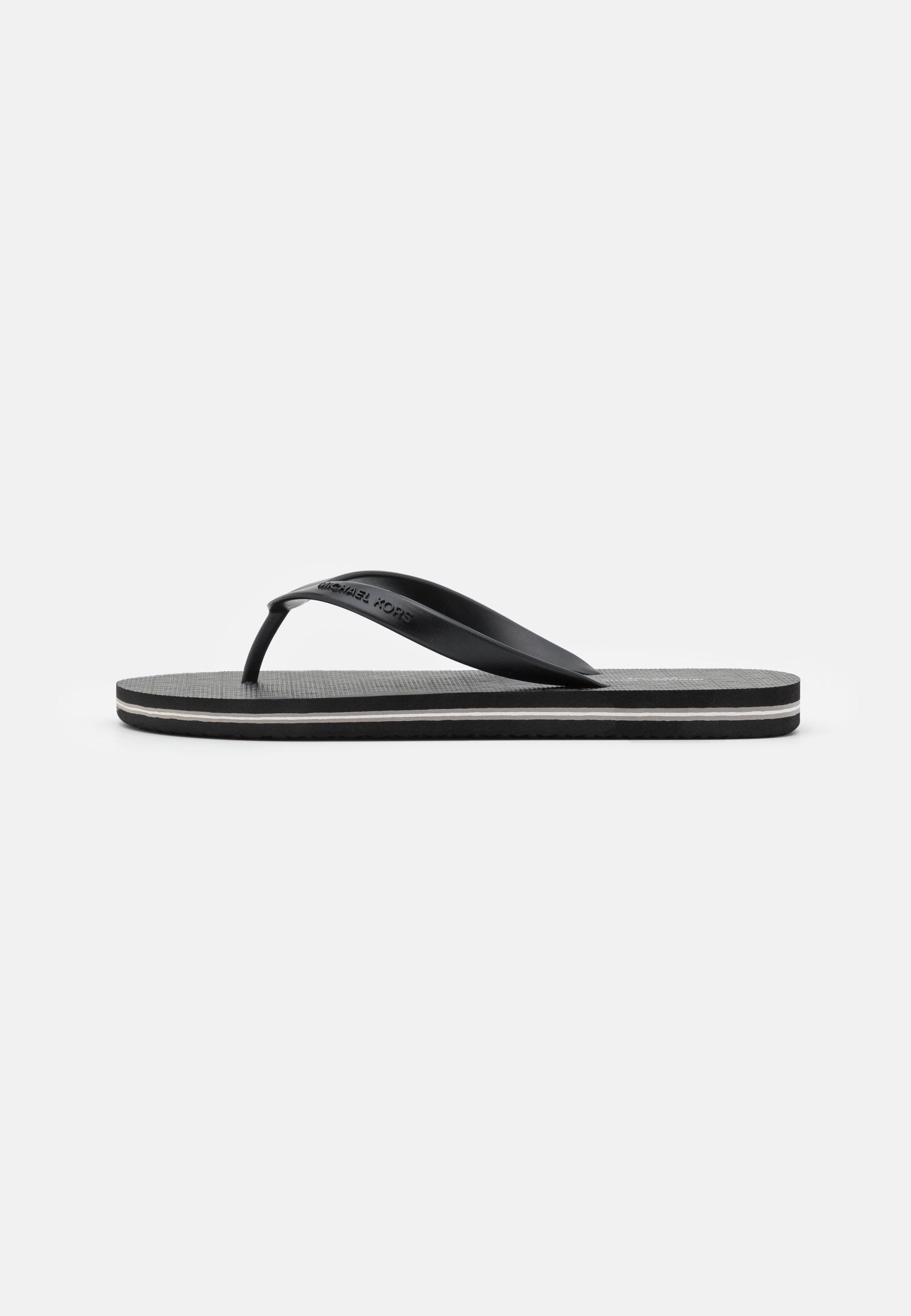 Michael Kors TRAVIS - Pool shoes - black - Zalando.co.uk