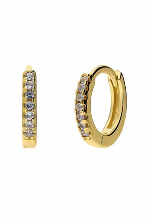 MODERN BASIC - Earrings - gold-coloured white