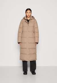 ONLY ONLANN PREMIUM PUFFER COAT LONG - Cappotto invernale - taupe gray