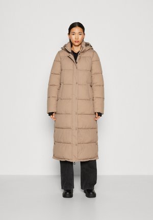 ONLANN PREMIUM PUFFER COAT LONG - Vinterkåpe / -frakk - taupe gray