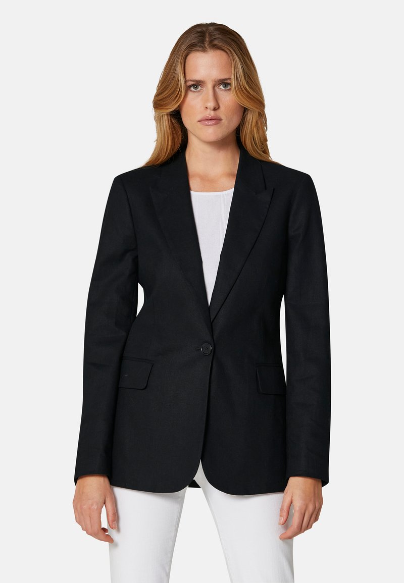 Damen Leichte Jacken | MADELEINE SCHLANKER IN HOCHWERTIGER MISCH Blazer schwarz/schwarz meliert - QQ31585 Damen Leichte Jacken | MADELEINE SCHLANKER IN HOCHWERTIGER MISCH Blazer schwarz/schwarz meliert - QQ31585