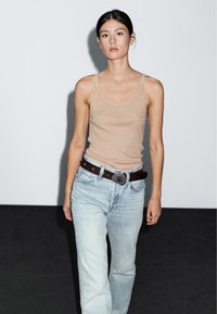 Massimo Dutti STRAPPY - Top - sand