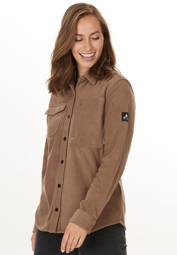 NOELLE - Fleecejacke - pine bark