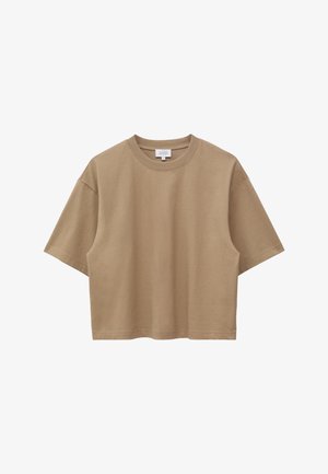 & OTHER STORIES, & OTHER STORIES BOXY T-SHIRT - Lihtne T-särk - beige