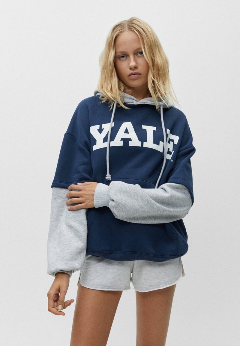 Hoodies Felpa Yale Pull And Bear Yale College Sweatshirts Top