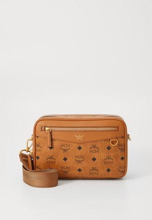 MCM CROSSBODY UNISEX - Cross body bag - cognac