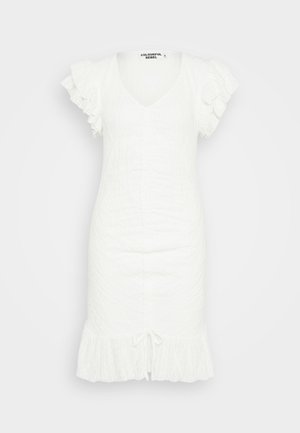Colourful Rebel ZORAH BRODERIE MINI DRESS - Päevakleit - off white