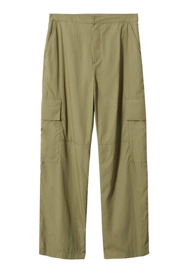 Mango Cargobroek groen Mango Cargobroek groen