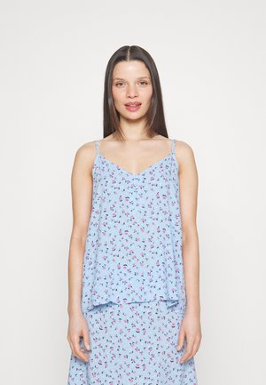 ONLY Petite ONLVIOLA BUTTON SINGLET  - Débardeur - clear sky dazzling ditsy