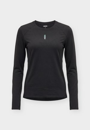 HOKA, EVERYRUN LONG SLEEVE - Μπλούζα με μακριά μανίκια - black
