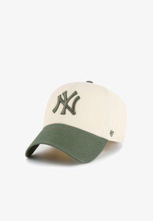 '47, NEW YORK YANKEES '47 MLB TWO TONE CLEAN UP CAP BEIGE OLIVGRÜN UNISEX - Cap - oliv