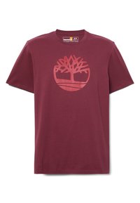 KENNEBEC RIVER TREE LOGO SHORT SLEEVE - T-shirt med print - burgundy