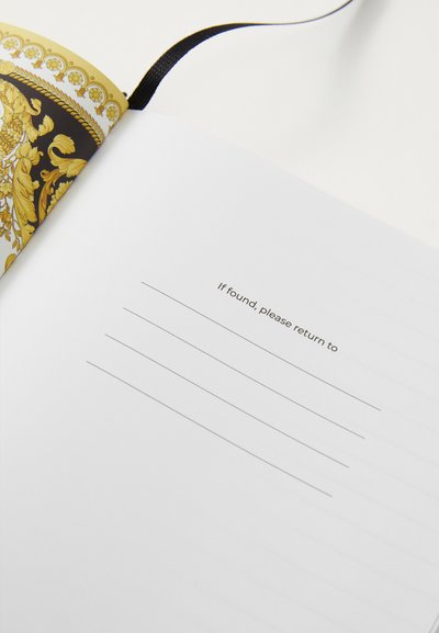 Versace NOTEBOOK CRETE DE FLEUR - Σημειωματάριο - gold-coloured/white/black