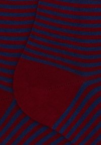 Gallo WITH WINDSOR STRIPES - Calze - amaranto abisso