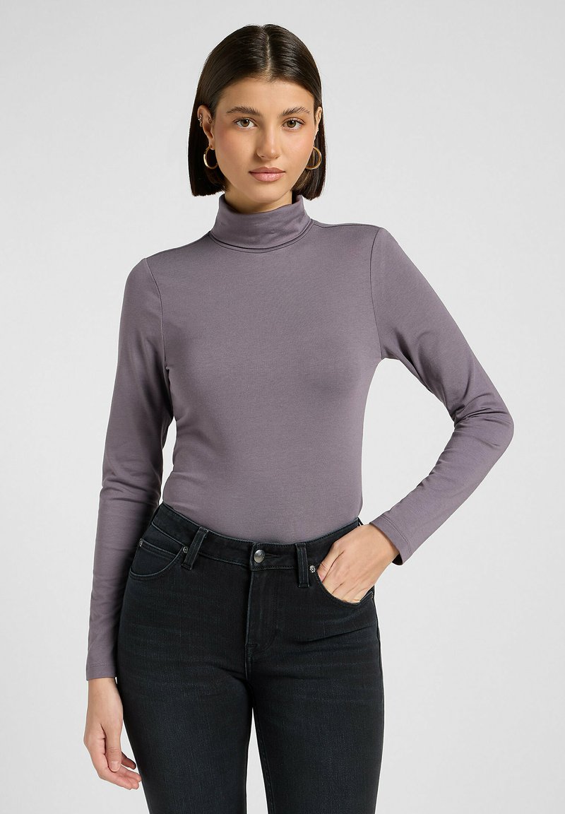 Lee TURTLE NECK FOR SLIM FIT - Langarmshirt - dusty purple