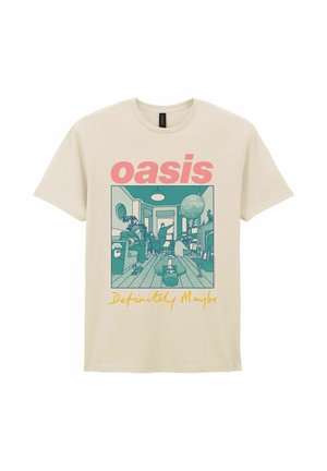 rockshirts, OASIS-BAND DEFINITELY MAYBE - T-shirt con stampa - white