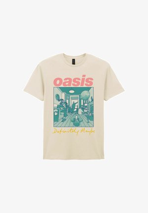 rockshirts, OASIS-BAND DEFINITELY MAYBE - T-shirt con stampa - white