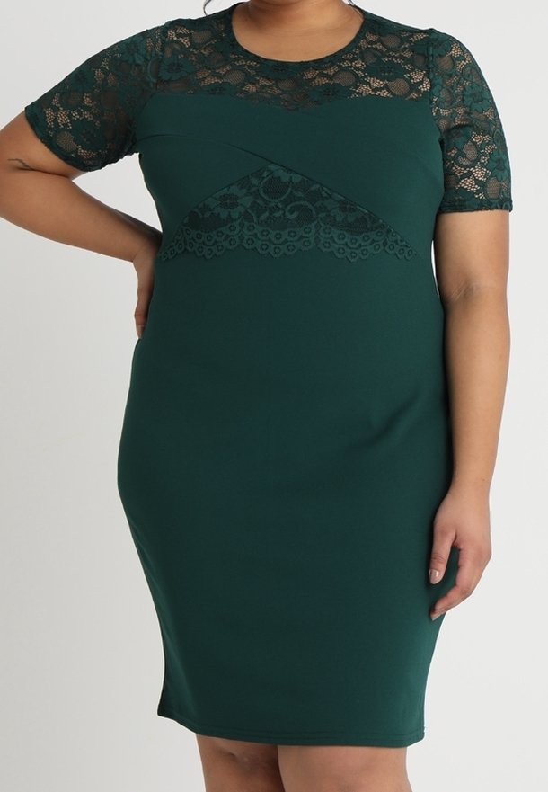 Dorothy Perkins Curve Shift dress - green - (Pre-owned) - Zalando.ie