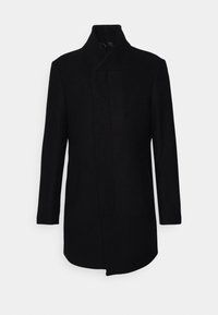 Isaac Dewhirst HIDDEN BUTTON PLACKET - Abrigo corto - black
