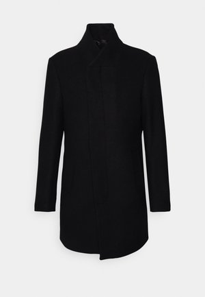 Isaac Dewhirst HIDDEN BUTTON PLACKET - Short coat - black
