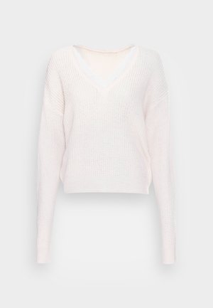 VILA VIGLACY - Neule - super light natural/whisper white