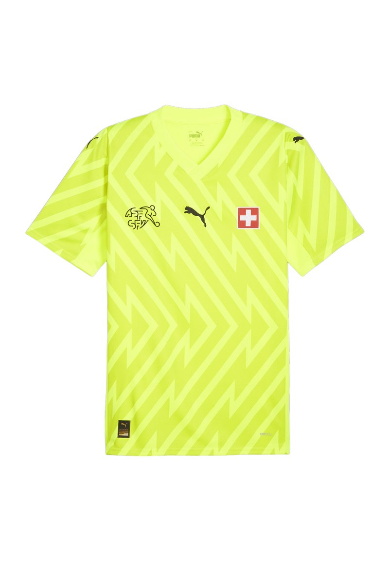 Puma T-shirt print geel Puma T-shirt print geel