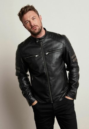 Giacca in similpelle - black