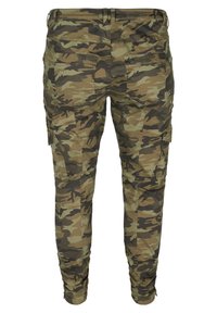 Zizzi Vaqueros slim fit - mottled dark green