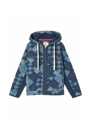 FatFace, AIRLIE ZIP THROUGH HOODIE - Zip-up sweatshirt - blue patchwork