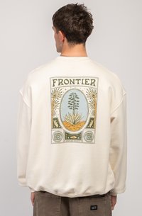 Kaotiko CREW FRONTIER UNISEX - Sudadera - ivory