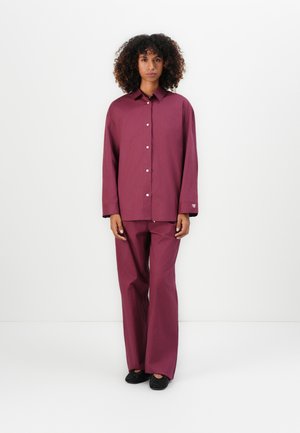 AURA PYJAMAS SET - Nachtjapon - burgundy