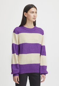 ICHI IHEDEN Strickpullover amaranth purple/lila