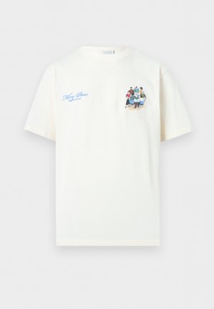 Tričko s potlačou - antique white