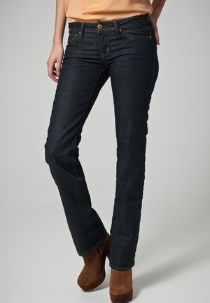 Vaqueros rectos - rinsed denim