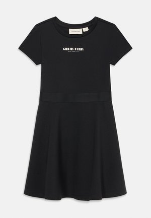 FIT AND FLARE PUNTO DRESS - Haljina od žerseja - black