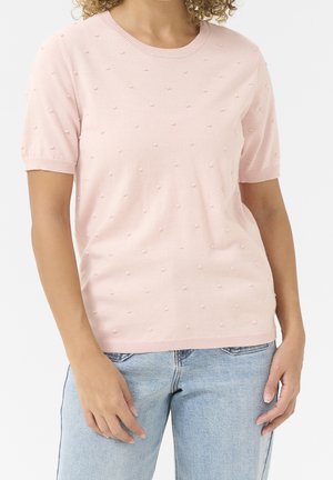 Stickad tröja - light pink