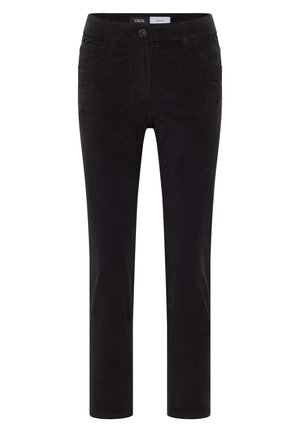 Cecil, MID-WAIST SLIM-LEG TROUSERS IN A SLIM FIT - Pantalon classique - carbon grey
