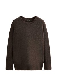 SOFT CREW NECK - Maglione - brown