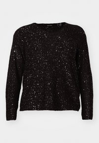 Vero Moda Curve VMCLEILANI  - Strickpullover - black