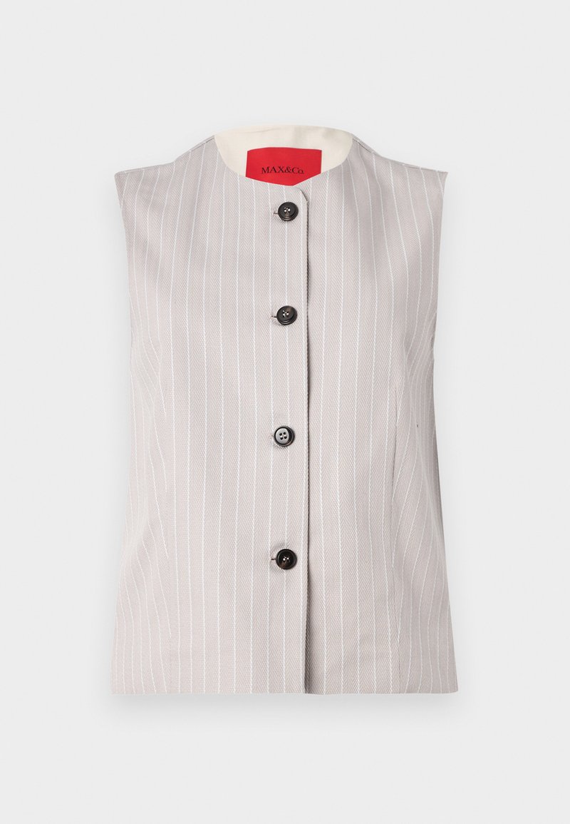 MAX&Co. Smanicato grigio chiaro screziato