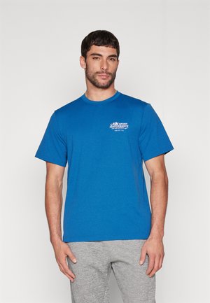 T-shirts med print - court blue pink foam