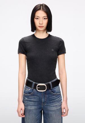 T-shirt basic - dark smoke gray