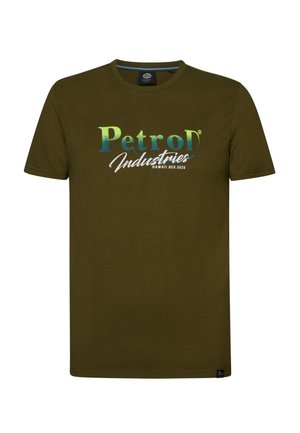 KURZARMSHIRT SUMMERDRIVE - Print T-shirt - dunkelgrün