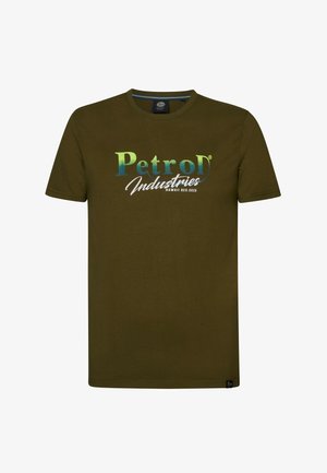 KURZARMSHIRT SUMMERDRIVE - Print T-shirt - dunkelgrün