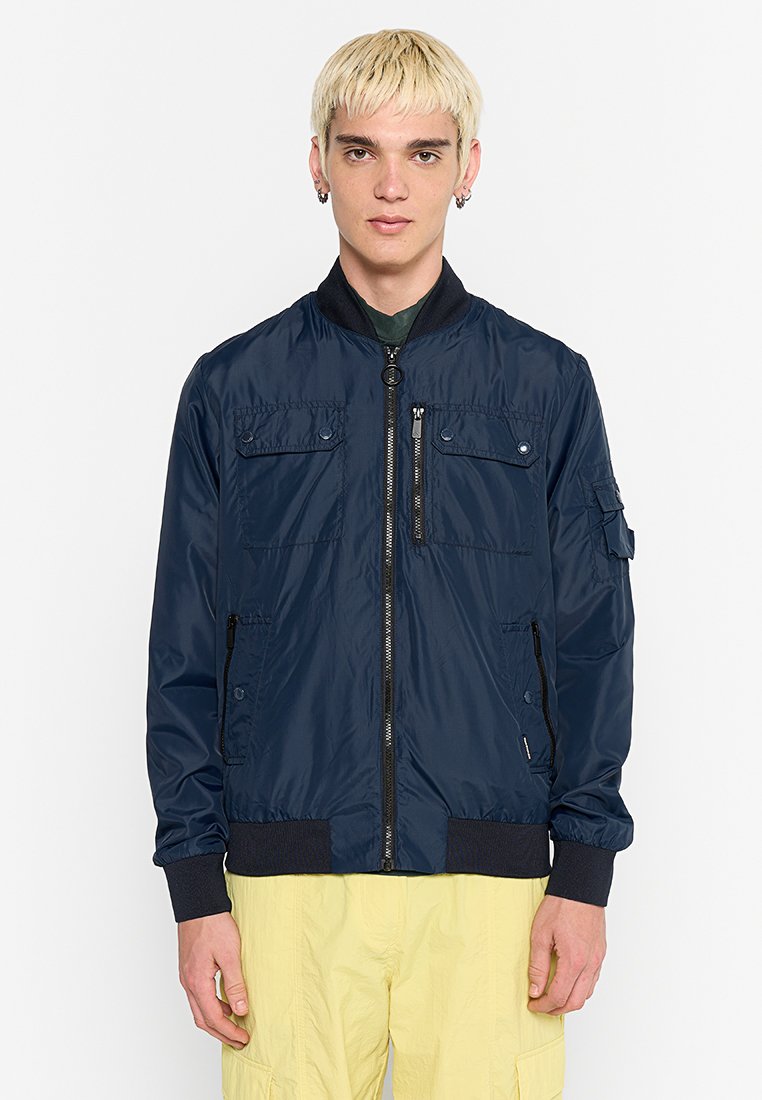 Scotch & Soda Bomberjacks donkerblauw