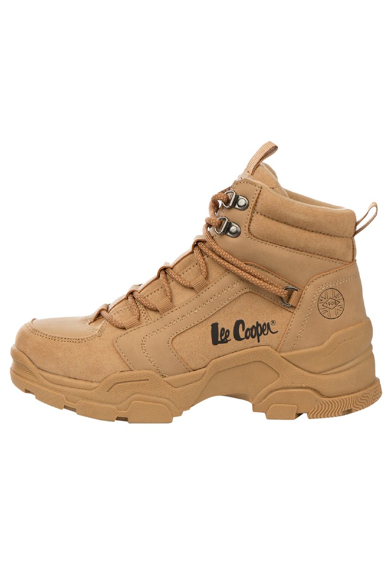 Lee Cooper BUTY - Bottines à lacets - camel