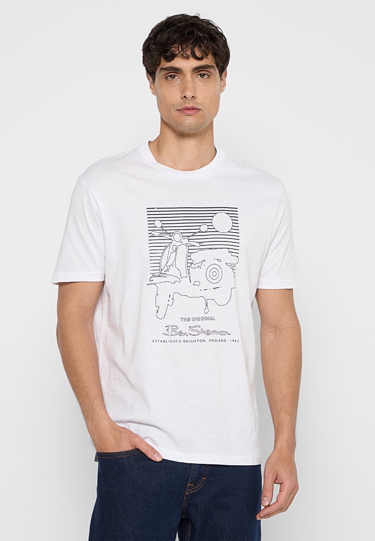 Ben Sherman T-shirt print wit