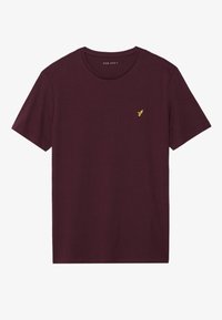 Pier One 3 PACK - Paprasti marškinėliai - white/bordeaux/dark blue