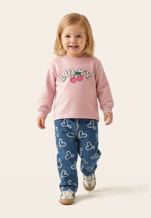 The New Siblings SHELBY - Sweatshirt - silver pink